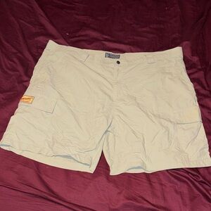 Mojo Men's Beige Fishing  Shorts